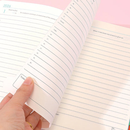 A5 2026 Planner Daily Calendar Weekly to Do List Notebook with Goal & Habit Tracker Organizer, A5 Weekly Planner Notebook