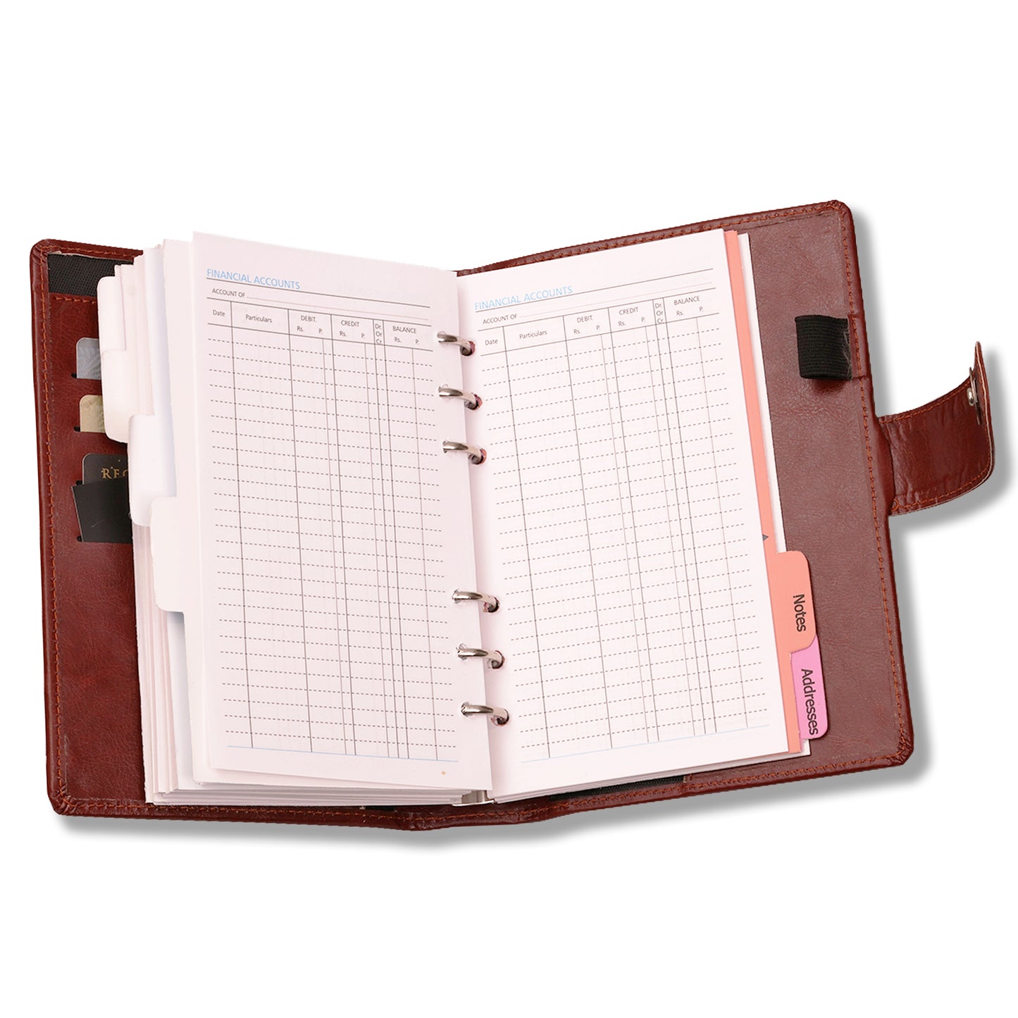 Brown Executive Faux Leather Diary 2025 for Office Going Men And Women with Pen