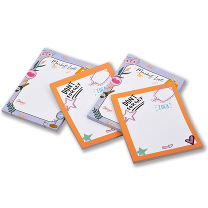 Kids Love Drawing | Writing | Doodling to Do List Pads it can Also be Used as Daily Scheduling | Planning | Reminder List Time Table Organizer Set of Four