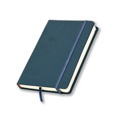 Daily Planner and Journal, Ruled, Hard Cover, 5.8" x 8.25", Blue