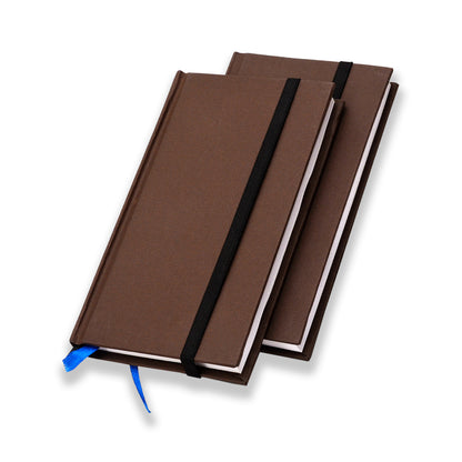 Brown Pocket Diary Daily to Do List Planner/Organizer Gift of Love for Him & Her | Set of 2.