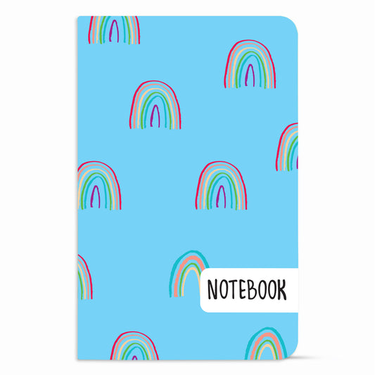 Blank Journal Notebook, (Blue), 144 Pages, Medium 5.5 inches x 8.3 inches - 80 gsm Thick Paper, Softbound