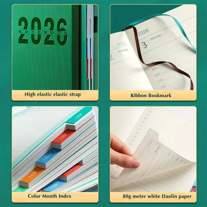 Dated 2026 Planner Daily Weekly & Monthly Journal