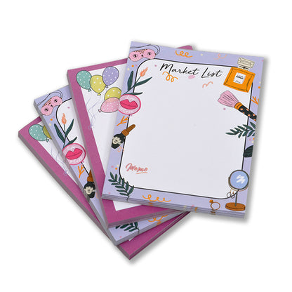 All in One to Do List | Writing Pad | Rough Pad | Memo Notepad | Bucket List Easy to Carry in Your Briefcase | Purse or Keep it on Your Desktop for Adults | Children or Love Ones Set of 4