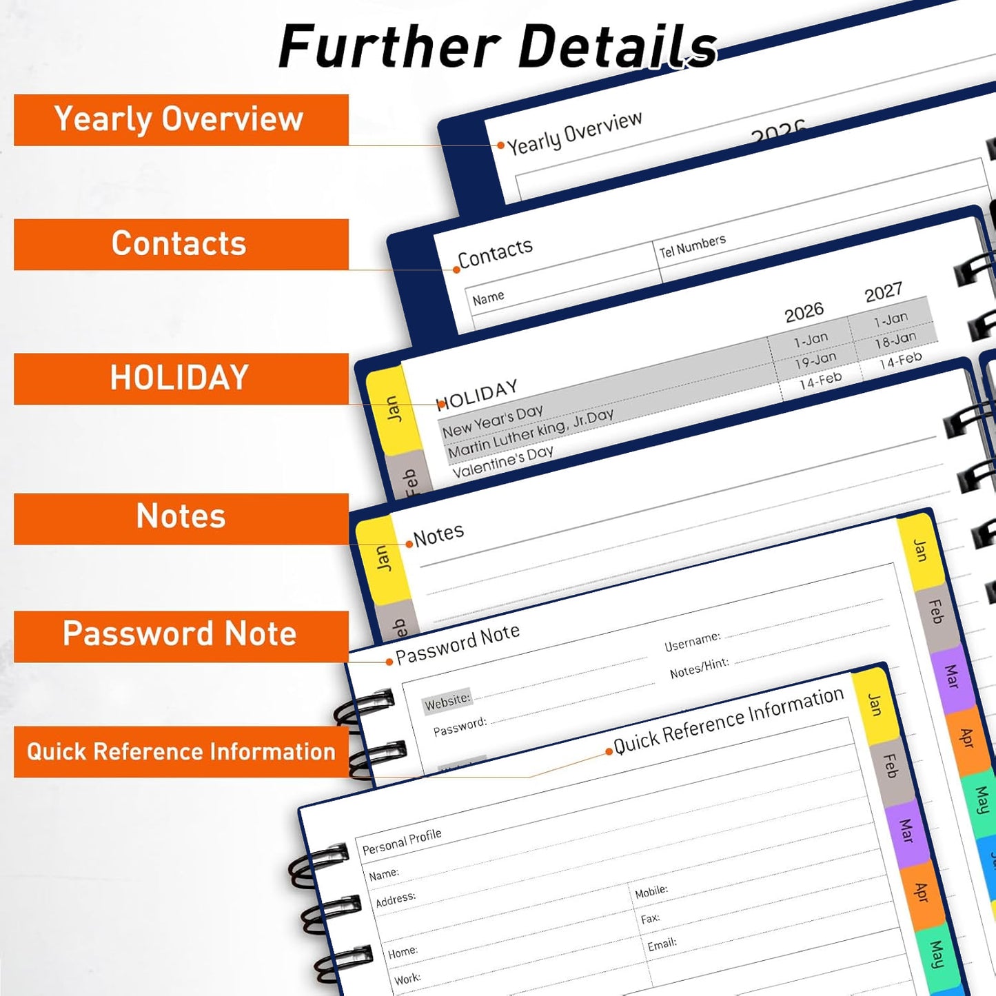 2026 Dated Notebook Journal Gift for Men and Women