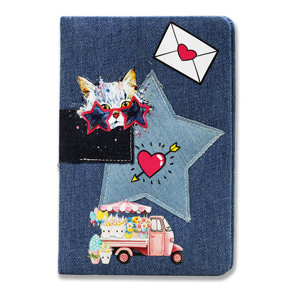 Denim Notebook Diary Hard Bound, 156 Ruled Pages 70 GSM Bleed Free Paper, A5 Daily Planner Journal for Writing, Personal Organizer for Home Office School & Travel