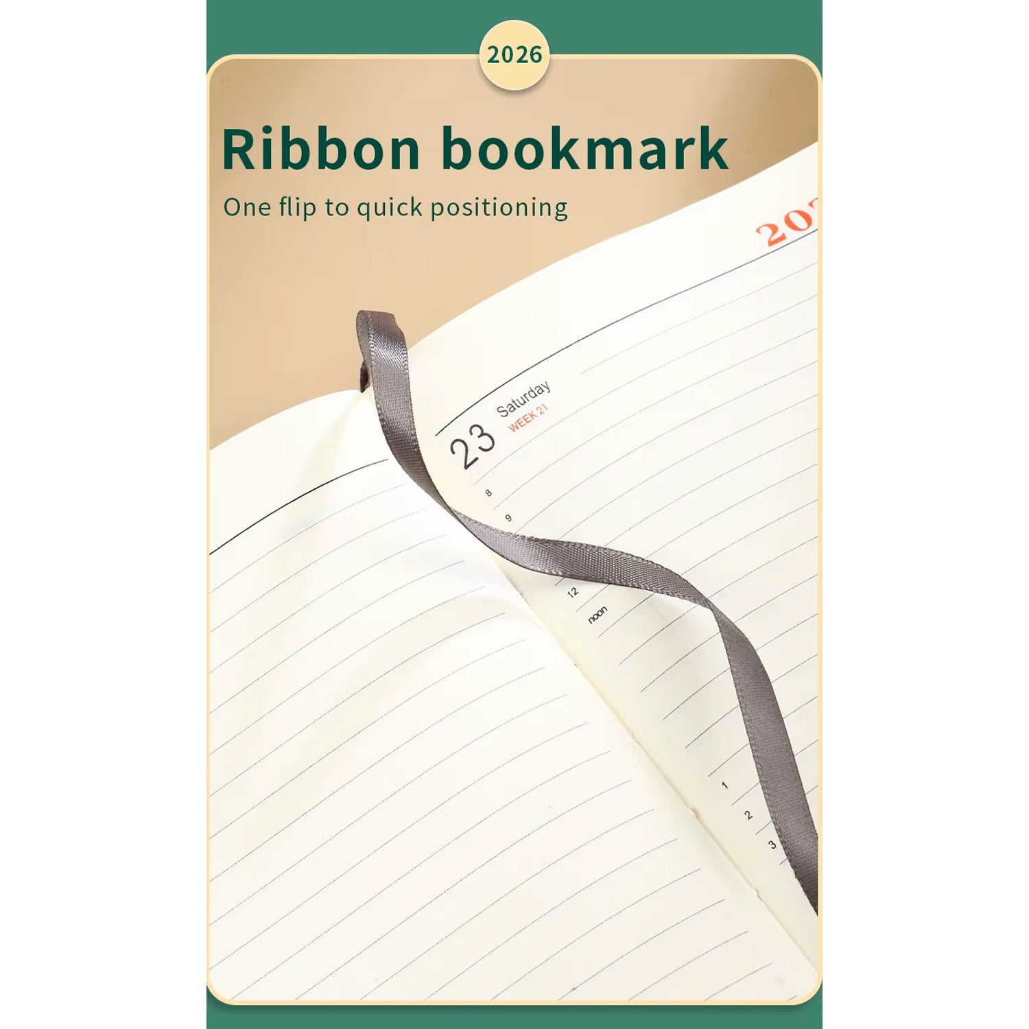 2026 A5 Dated Notebook To Do List Daily Planner