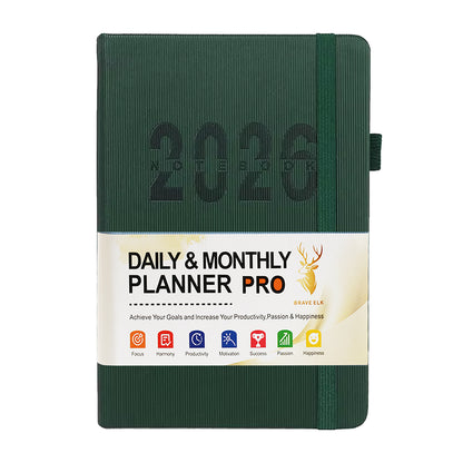 Dated 2026 Planner Daily Weekly & Monthly Journal