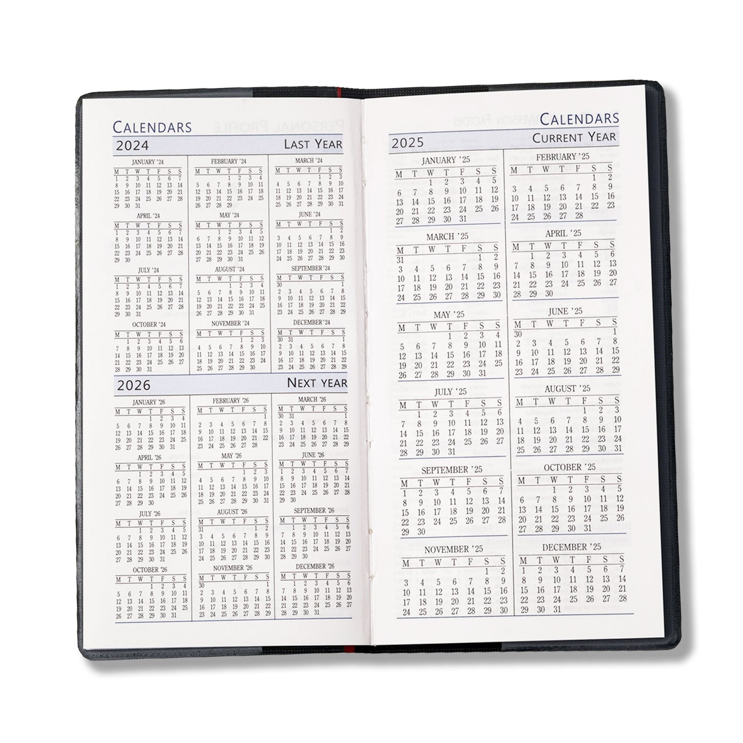 Dated Planner with Pen