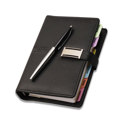 2026 Planner Black Weekly & Monthly Diary