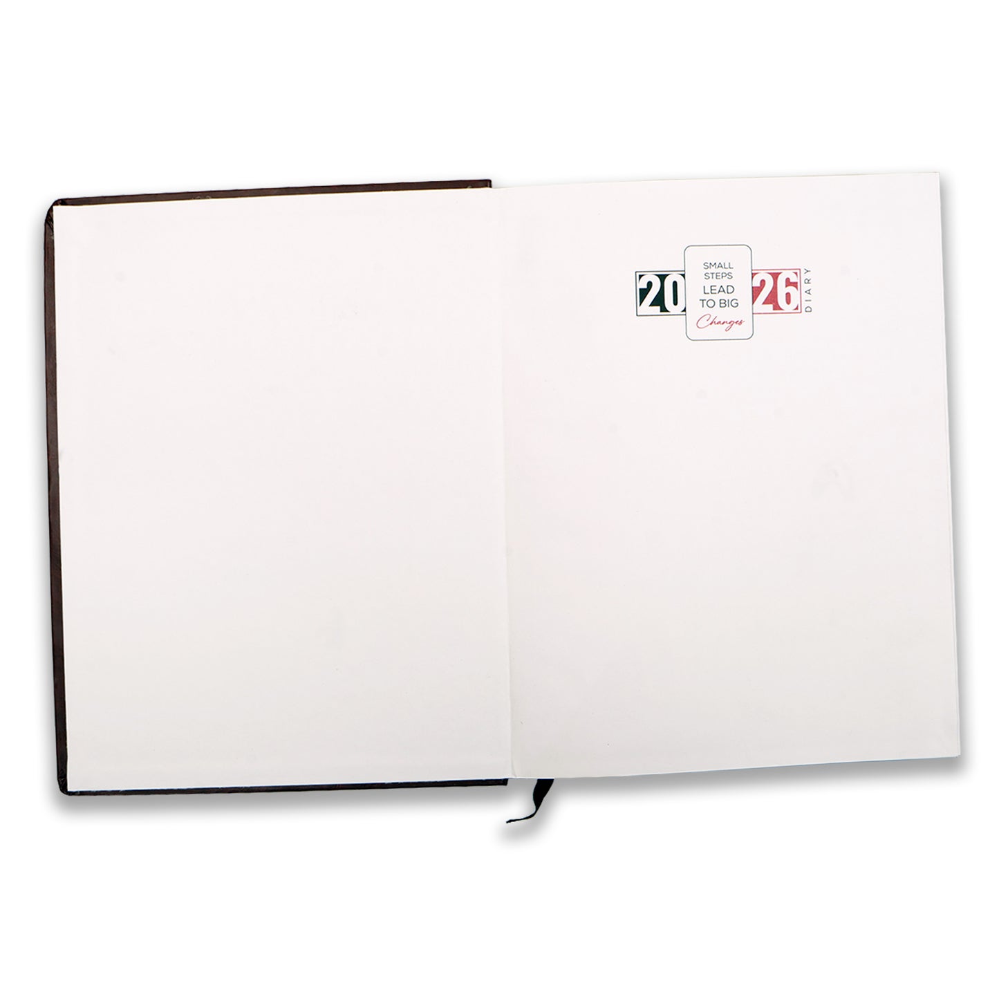 Brown Dated 2026 12 Month Calendar Year Planner, Week-to-View Diary HardCover