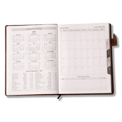 Hard Bound Leather Executive Planner