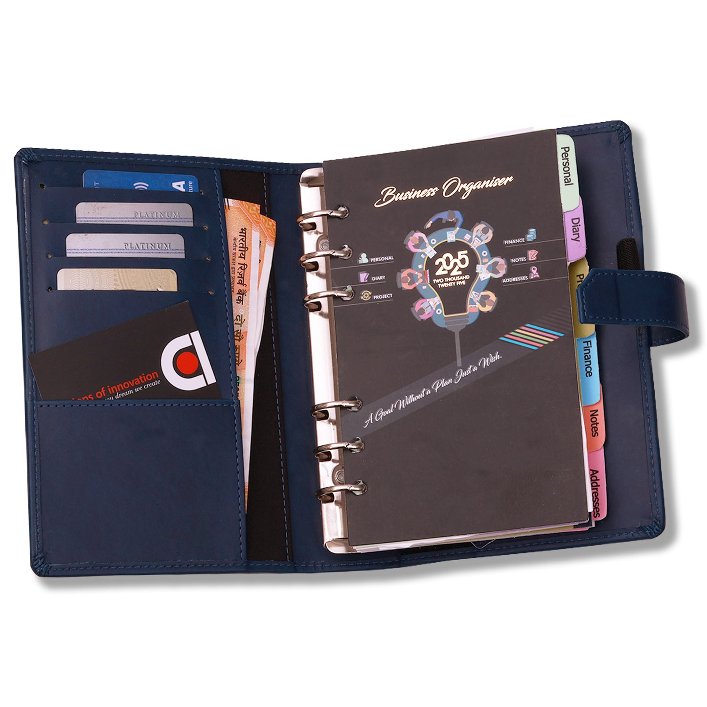 Blue Designer 2025 Diary For Work | Home | Office with Pen