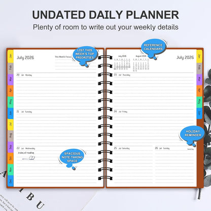 2026 Appointment Book Planner with Weekly ＆ Monthly Notebook