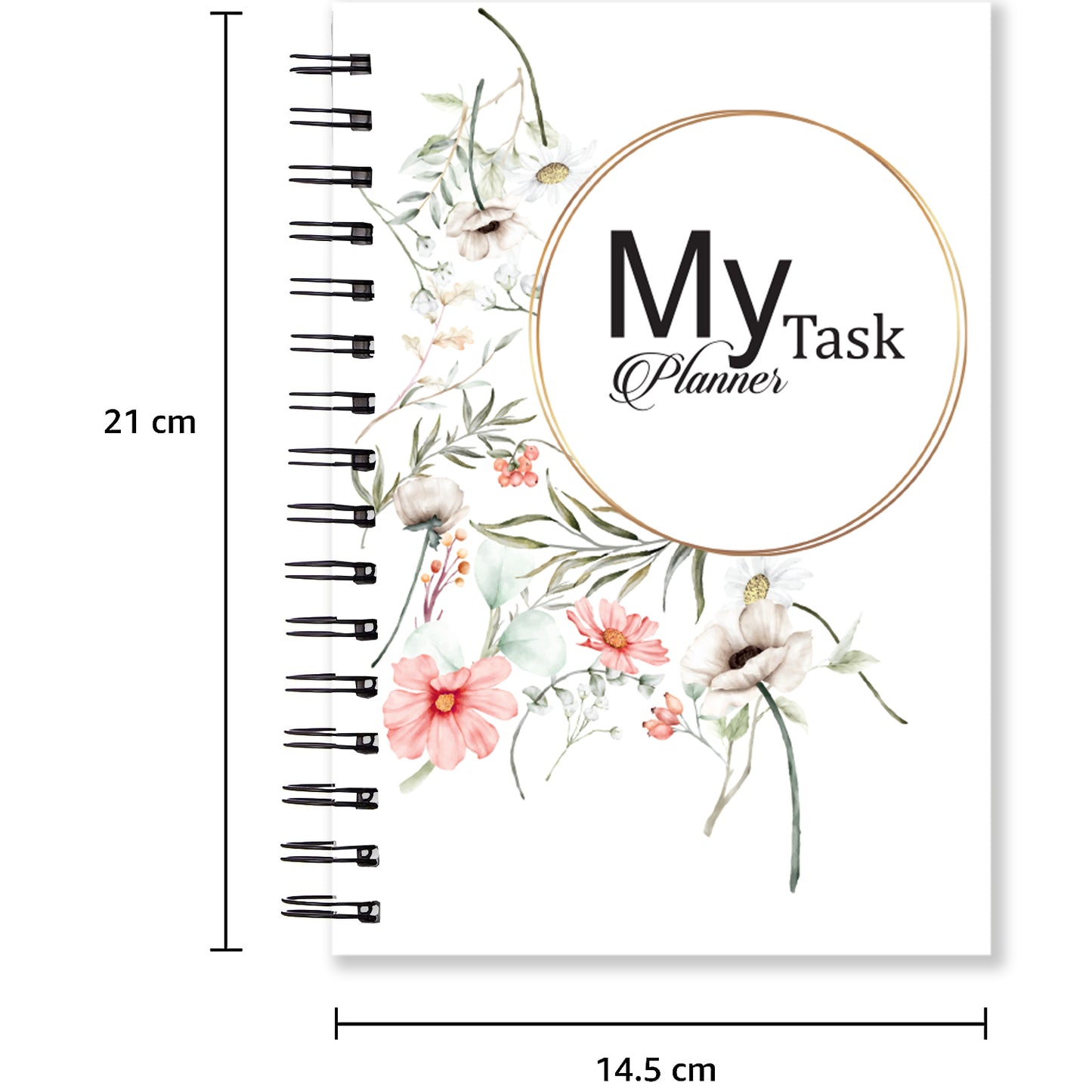 TASK PLANNER A5 Daily Schedule | To Do List | Meals Planner 150 Pages