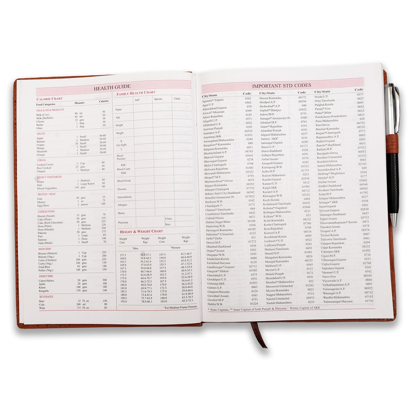 Brown 2026 Dated Appointment Book & Planner Journal Diary