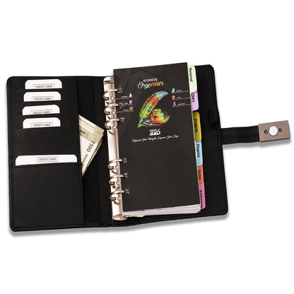 2026 Planner Black Weekly & Monthly Diary