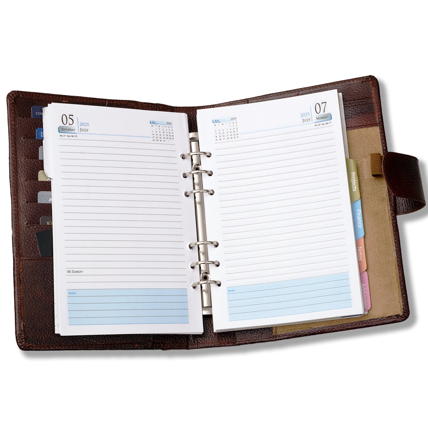 Leather Diary Organizer