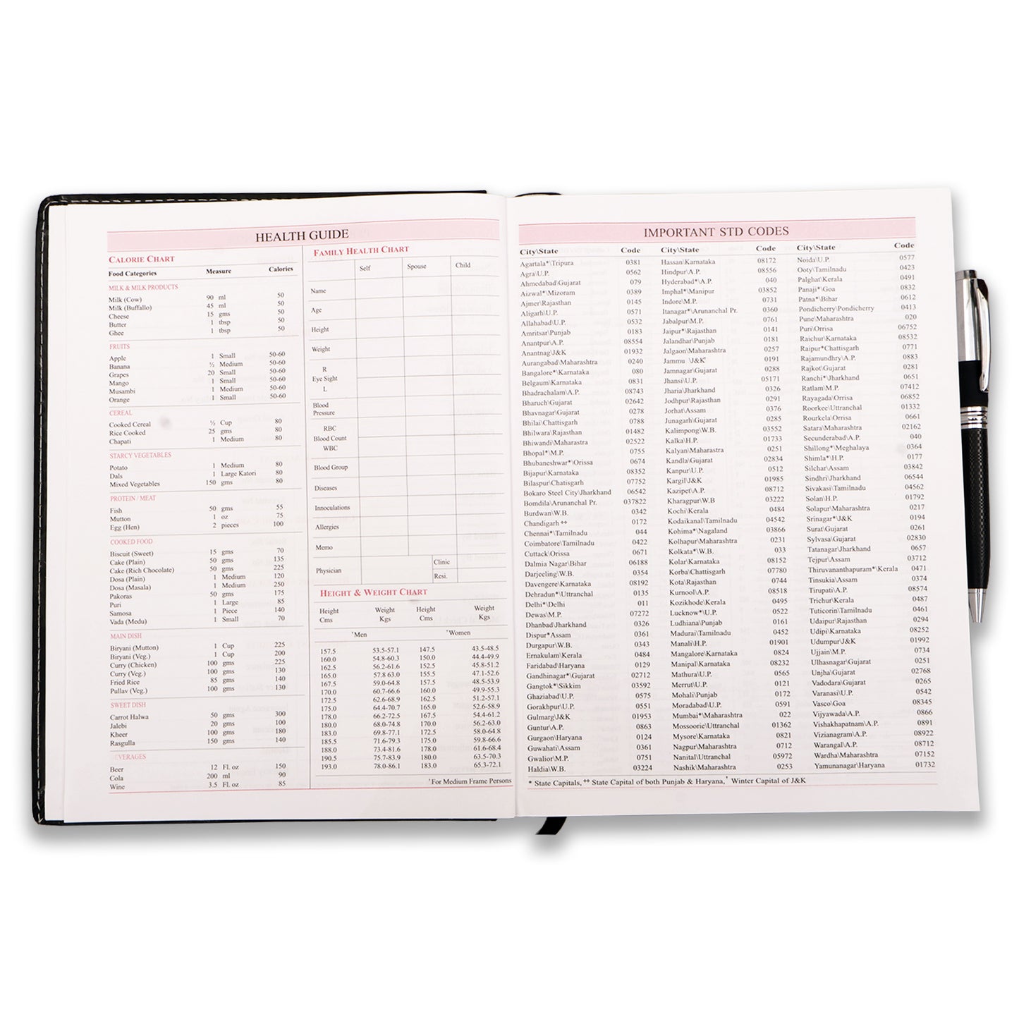 Black Diary 2026 Ruled Notebook