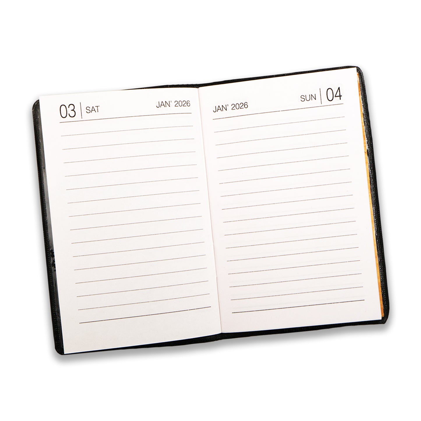 2026 Dated Pocket Diary Mini Daily Planner|Agenda|Calendar Organizer with 12 Monthly Tabs