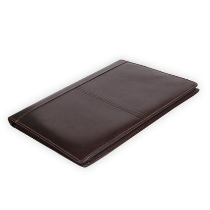 Brown Document Folder / Conference Folder with pad