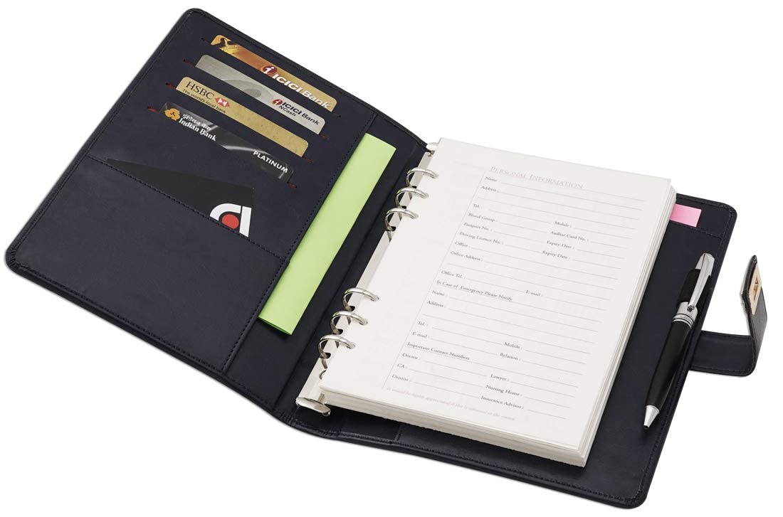 Faux Leather Planner