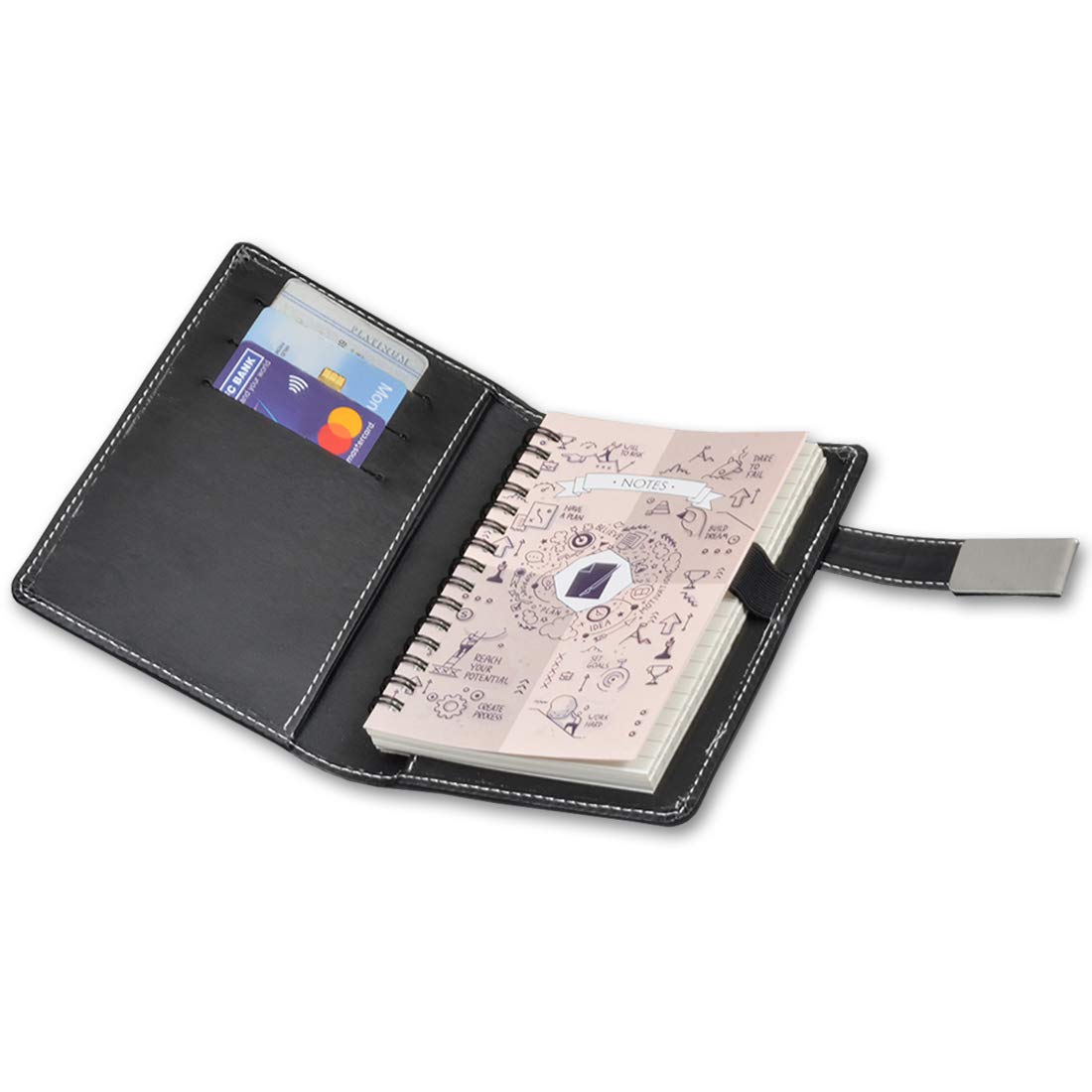 Faux Leather Undated Diary
