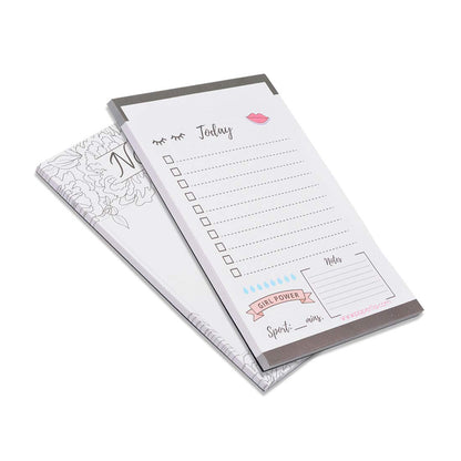 Bucket List | Check List | to do List Water Tracker Pack of 2 Writing Notepads