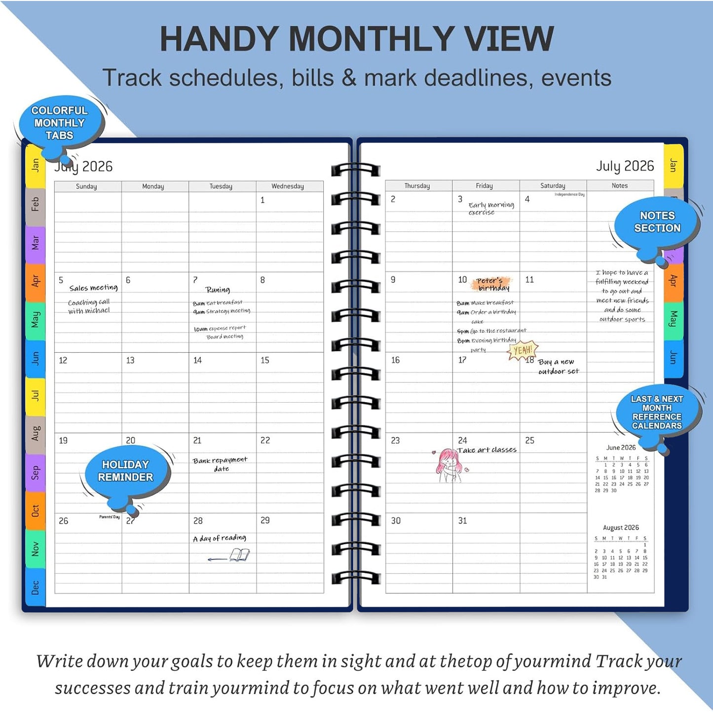 2026 Dated Notebook Journal Gift for Men and Women