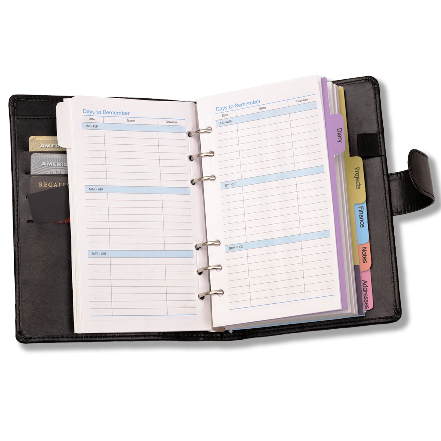 Faux Leather Organizer Diary