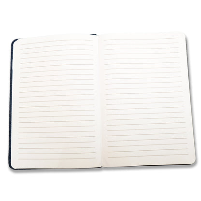 Denim Notebook Diary Hard Bound, 156 Ruled Pages 70 GSM Bleed Free Paper, A5 Daily Planner Journal for Writing, Personal Organizer for Home Office School & Travel