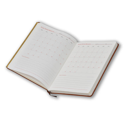 Brown Special Daily Executive Organizer Diary/Planner……