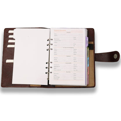 Leather Daily Organizer