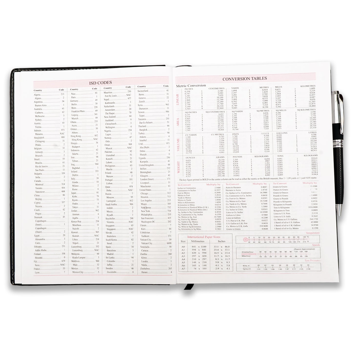 Black Diary 2026 Ruled Notebook