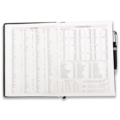 Black Diary 2026 Ruled Notebook