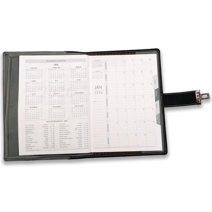 Premium Dated 2026 Appointment Book and Planner Daily Weekly Organizer stationery Item Diary with Lock