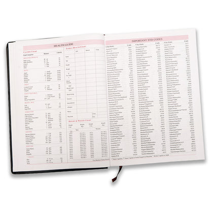Black Dated Diary 2026 to Do List Planner