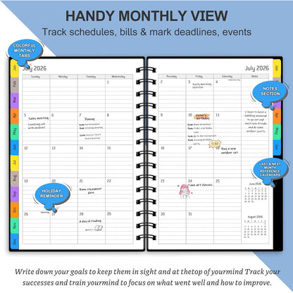 Spiral Daily Planner 2026