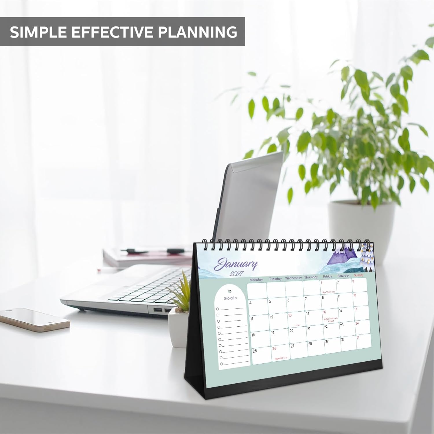 2027 Table Calendar