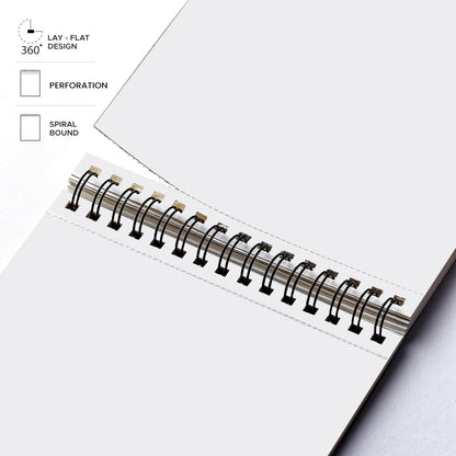 Sketch Book 20cm x 29cm, 1-Pack, 25 Sheets Spiral Bound Art Sketchbook,160gsm Artist Drawing Book Paper Painting Drawing Writing Sketching Pad for Kids Adult Teens Girls Boys