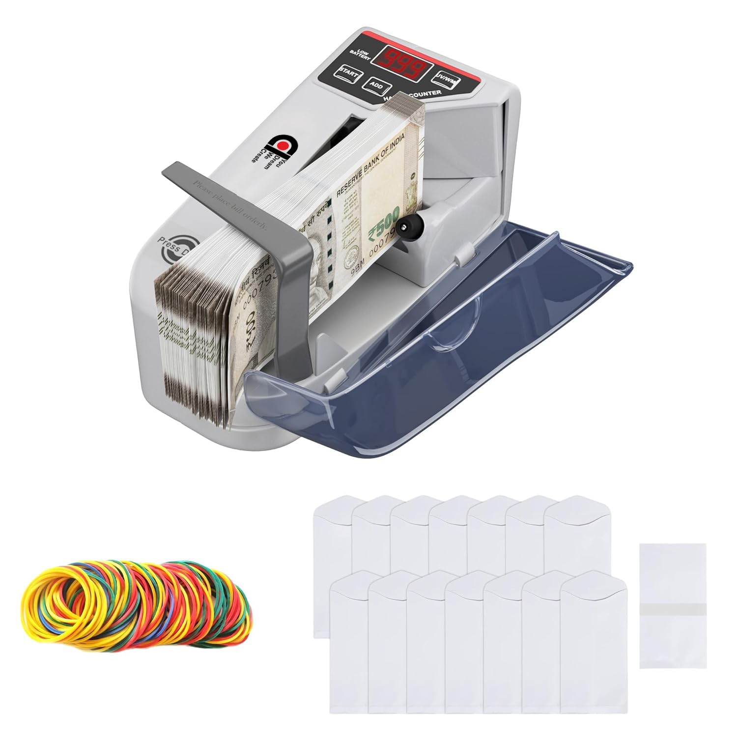 Portable LED Display Mini Note Counting Machine