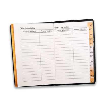 2026 Dated Pocket Diary Mini Daily Planner|Agenda|Calendar Organizer with 12 Monthly Tabs