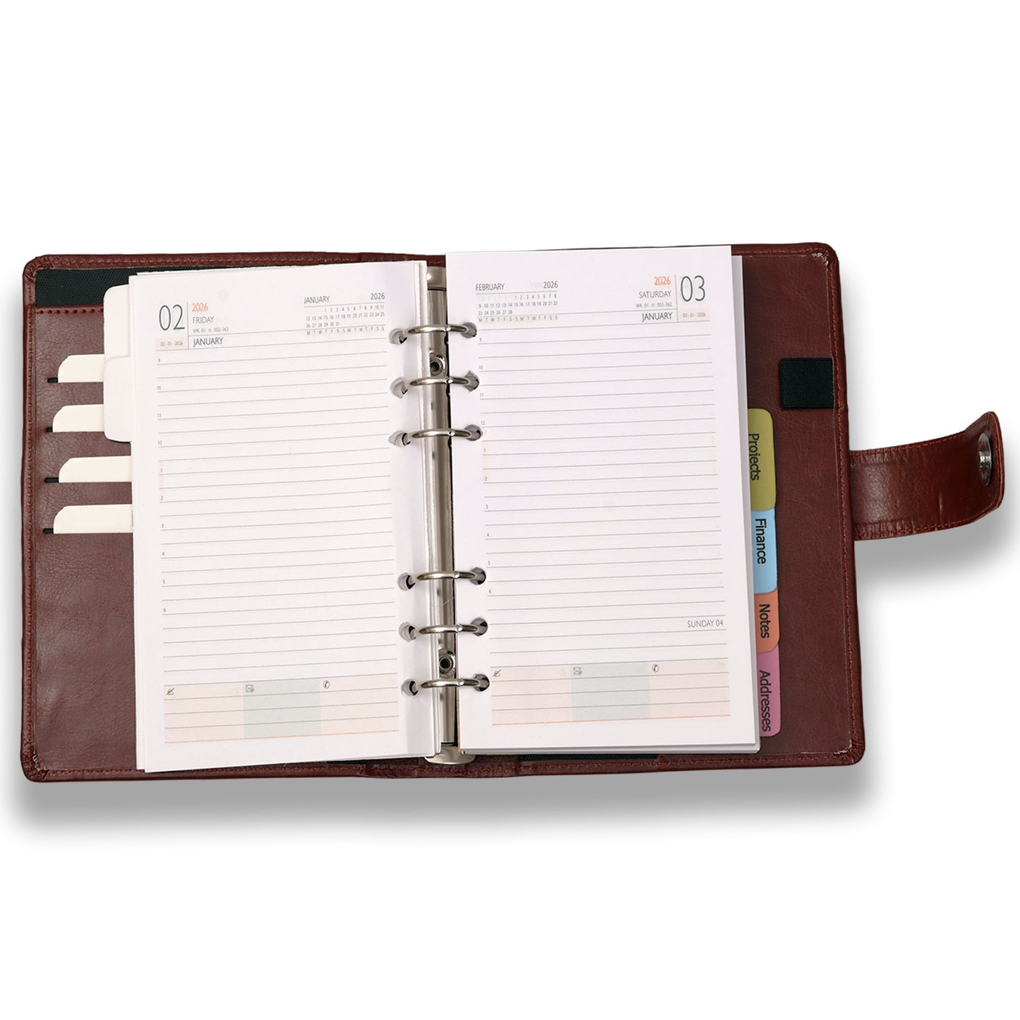 Leather Diary Organizer