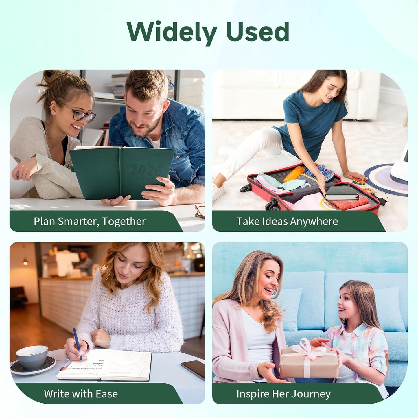 Dated 2026 Planner Daily Weekly & Monthly Journal