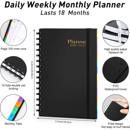 Spiral Daily Planner 2026