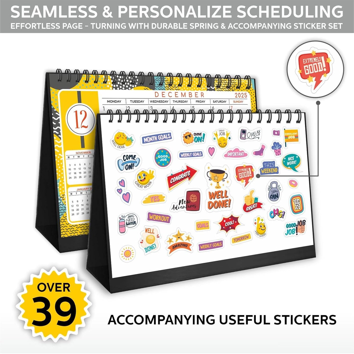 Desk Calendar 2025 Planner