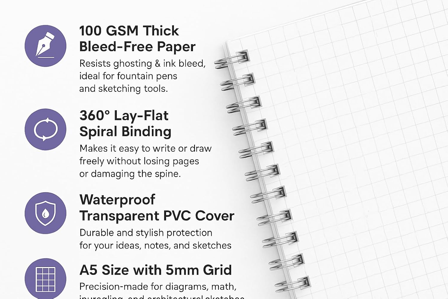 A5 Wiro-Bound Notebook