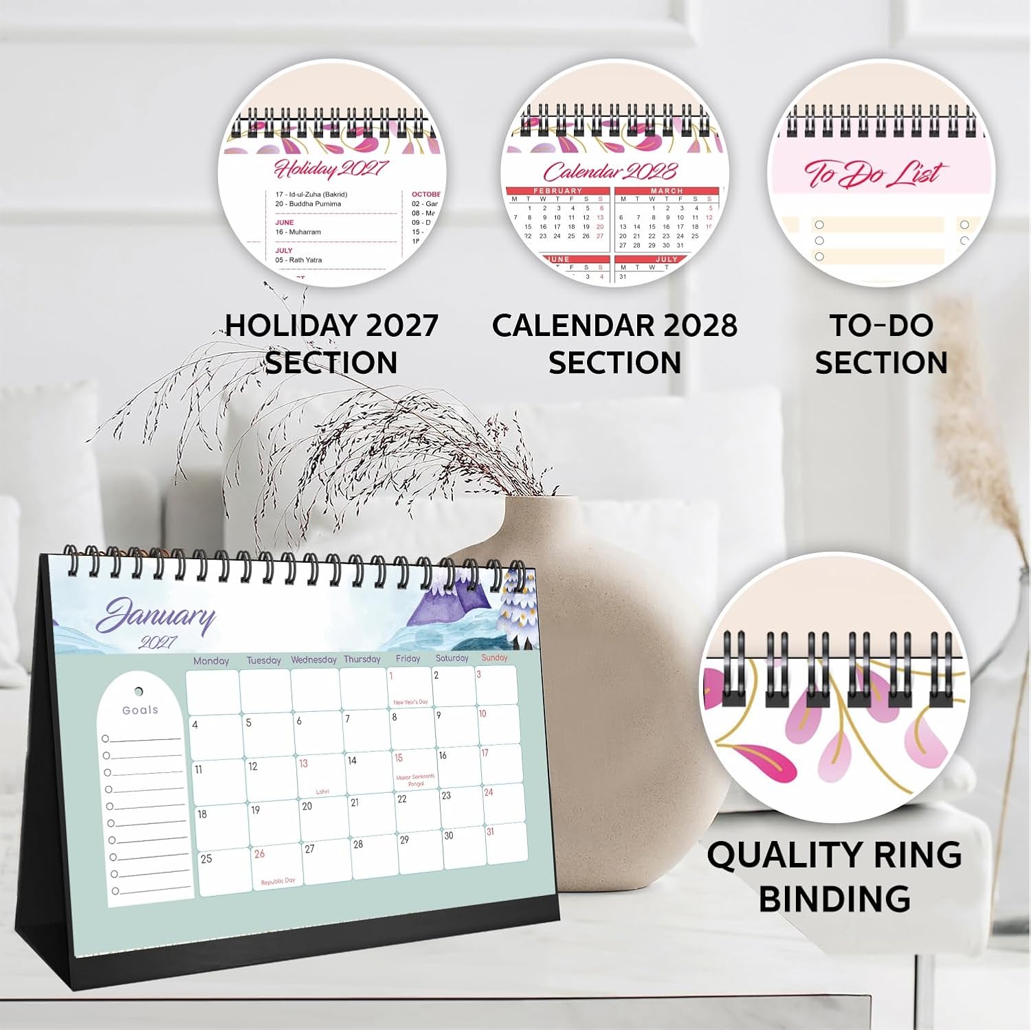2027 Table Calendar