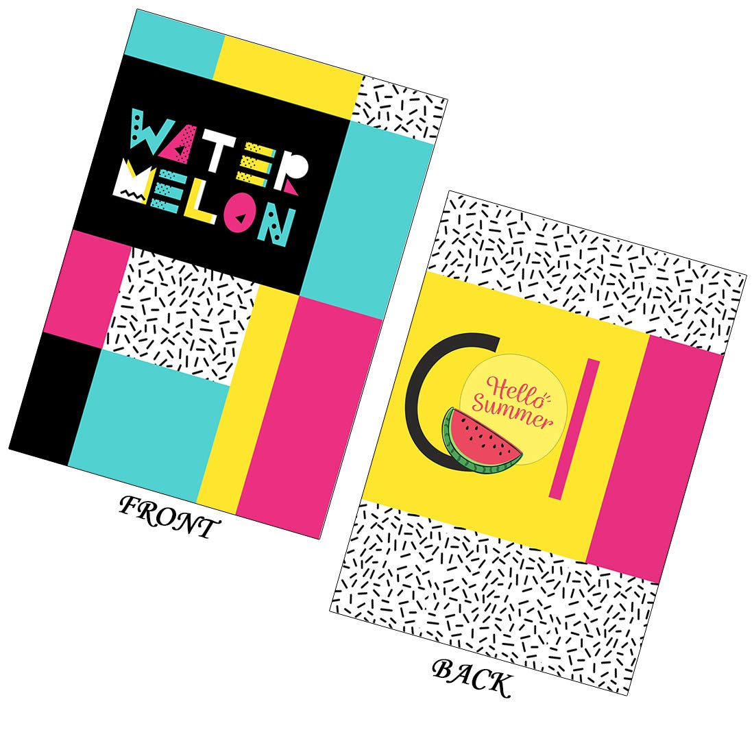 Watermelon Creative Set of 2 Undated Monthly Planner Collection Gift for Diwali