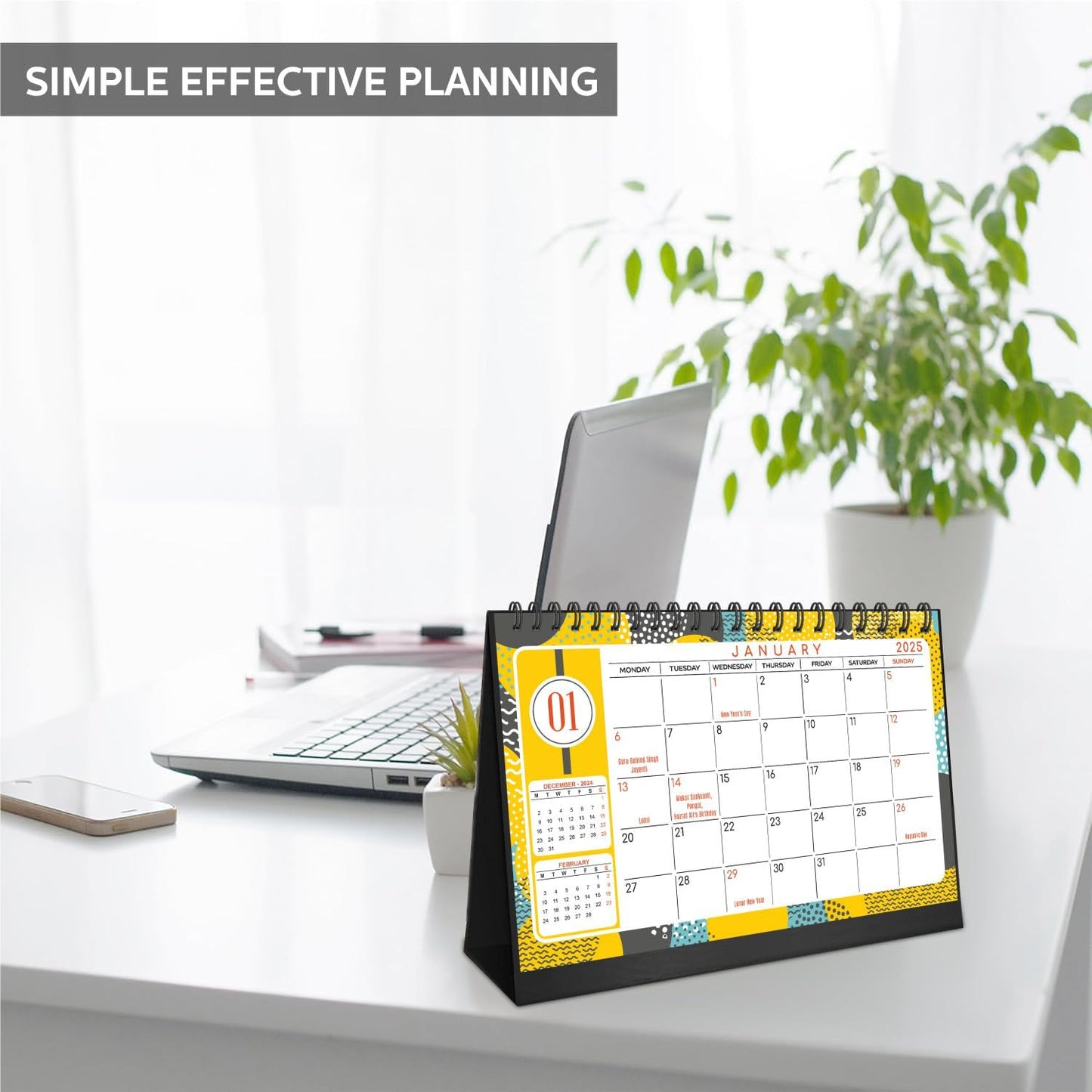 Desk Calendar 2025 Planner